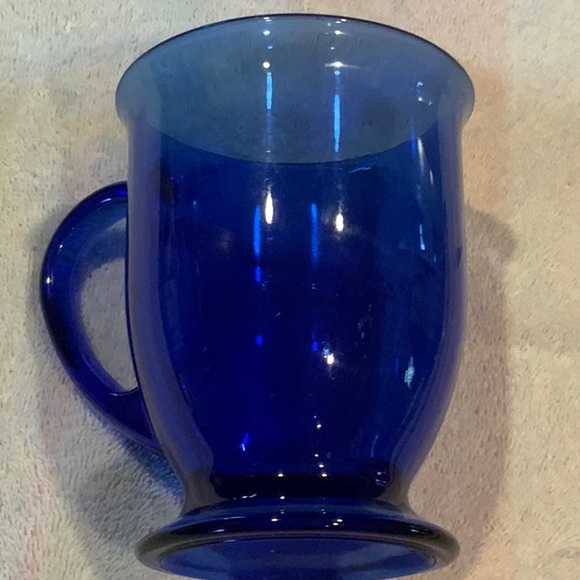 Starbucks blue glass coffee mug - Picture 4 of 7